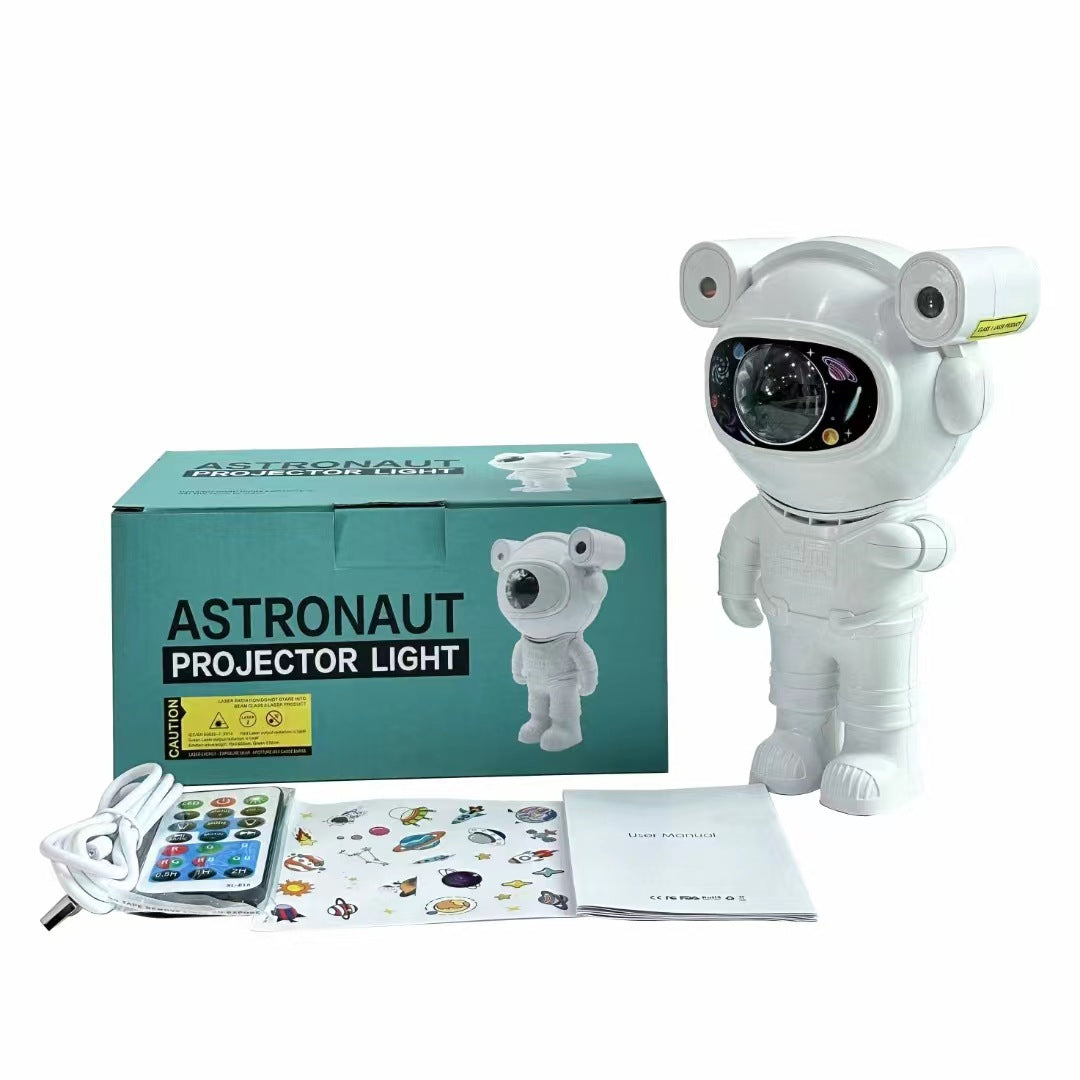 Astronaut Voice Control Bluetooth Projector Night Light