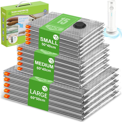 Clothing Travel Vacuum Bags Storage Compression Bags - Loamoak