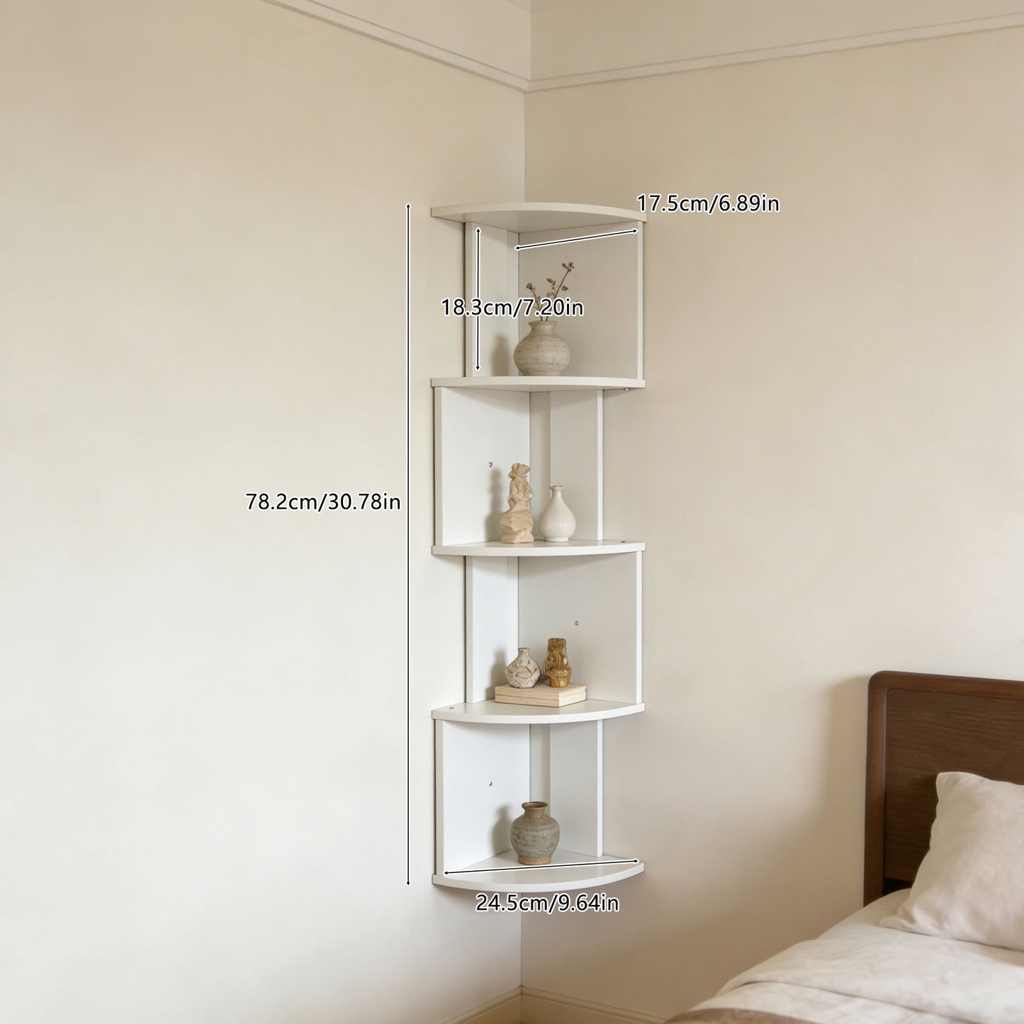 Multi Layer Wall Mounted Storage Shelf