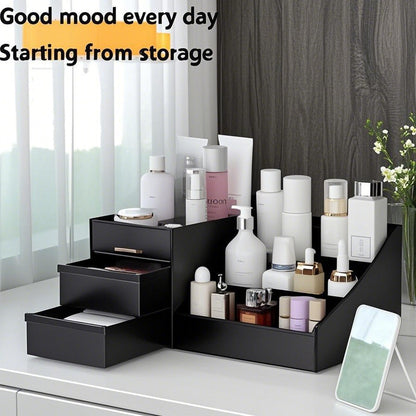 Drawer-Type Makeup Box, Dressing Table, Desktop Cosmetics Storage Box,