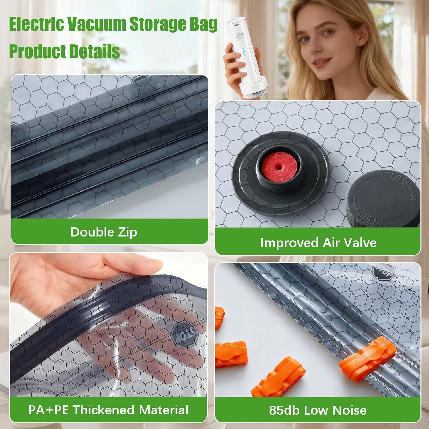 Clothing Travel Vacuum Bags Storage Compression Bags - Loamoak