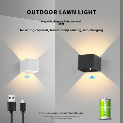 Rechargeable Magnetic Motion Sensor Wall Light