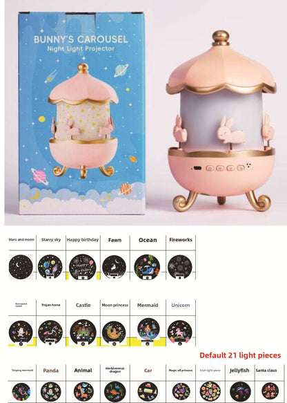 Starry Night Projector with Music Box and Bluetooth