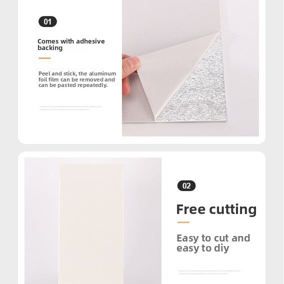 Thickened Marble Texture Self-Adhesive Wall Panels