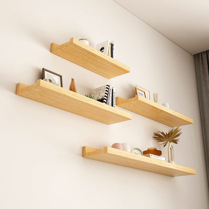 Nordic Solid Wood Wall Shelf