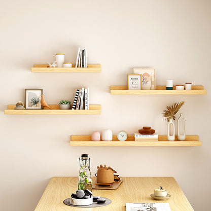 Nordic Solid Wood Wall Shelf