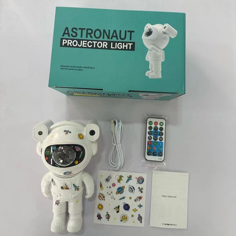 Astronaut Voice Control Bluetooth Projector Night Light